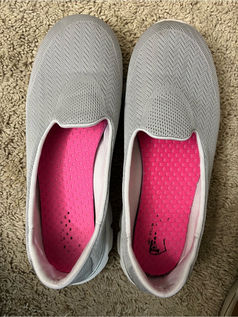 Skechers 11 Gray Slip-On Washable Slip On